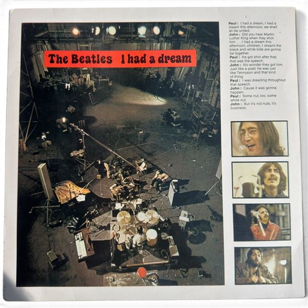 Sealed 1983 the Beatles I Had a Dream Stereo LP, King Records MLK 001 & KL 9618