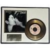 Image 1 : John Lennon '(Just Like) Starting Over' 24KT Gold-Plated Record Display (16 x 12.5 in.)