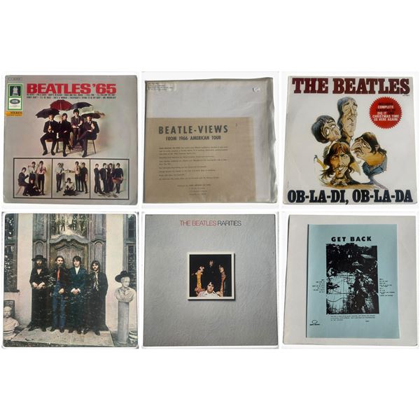 Beatles LP Lot: German Beatles '65, Hey Jude, Rarities, Unofficial Get Back & More