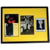 Image 1 : Julian Lennon Valotte 45 Record, Photos & Signed Portrait Display (25 x 19 in.)