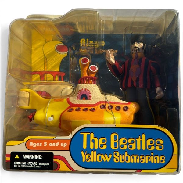1999 McFarlane Toys The Beatles Yellow Submarine George Harrison Figure Set, Packaged
