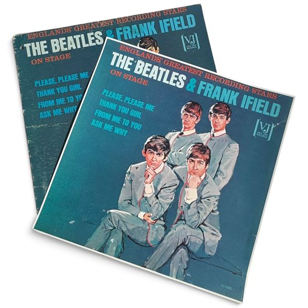 1964 Beatles & Frank Ifield on Stage Vee-Jay VJLP 1085 Portrait LP Jacket, No Record