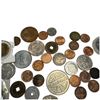 Image 5 : Mixed World Coins, Trade Tokens & Commemorative Medals with Vintage Savings Bank