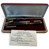 Image 1 : Artisan Made African Blackwood Tri Pen in Burgundy Box