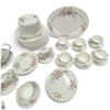 Image 7 : Large Royal Doulton Arcadia H.4802 Floral Bone China Dinnerware & Flatware Service