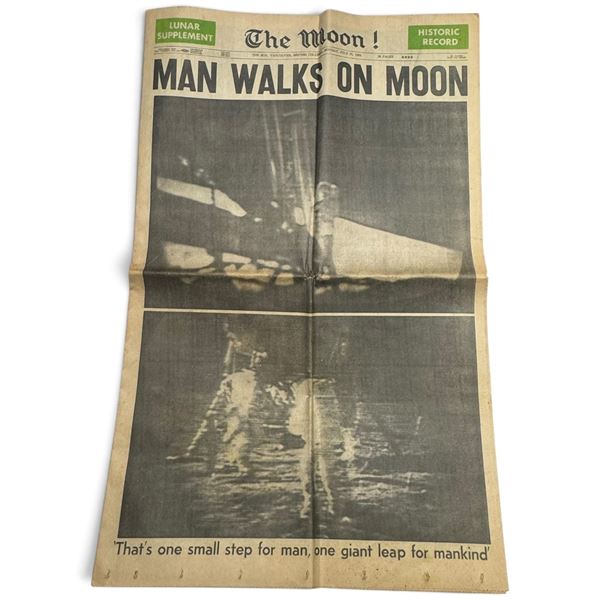 The Vancouver Sun "The Moon!" Lunar Supplement, "Man Walks on Moon," July 21, 1969