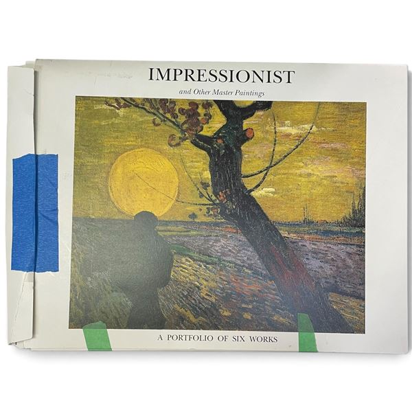 teNeues Impressionist & Other Master Paintings Portfolio, Six 12 x 16 in. Reproductions