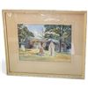 Image 1 : Howe Signed Watercolor of St. John the Baptist Norway Church, Toronto 21x18"