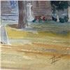 Image 4 : Howe Signed Watercolor of St. John the Baptist Norway Church, Toronto 21x18"