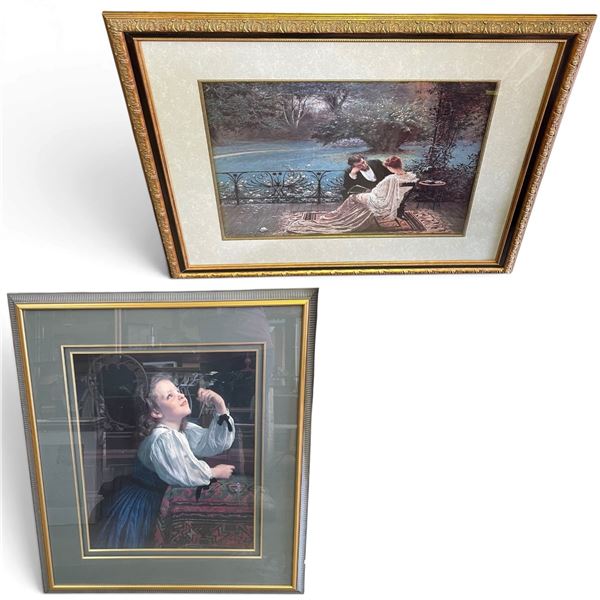 Bouguereau L'Oiseau Chéri & Hennessy The Pride of Dijon Framed Prints