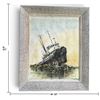 Image 4 : Three Maritime Works: Tugboat, Shipyard & O.K. Shen Sailboats (Tugboat 18 x 22 in.)