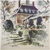 Image 2 : John Haymson Colonial Williamsburg Color Prints, Governor's Palace & Capitol, Pair 16x20" Each