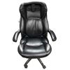 Image 4 : La-Z-Boy Black Upholstered High-Back Executive Office Chair with Padded Arms & Caster Base