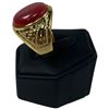 Image 2 : New Gold Plated Ring - Size 11 - Center of ring is: 21 x 14mm