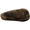 Image 2 : Coming Hand Carved Guanyin Bodhisattva Agarwood Pendant (4.5" x 3" x .34" thick)