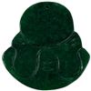 Image 2 : New Jade Green Carved Buddha Pendant (43mm x 47mm x 13mm thick)