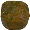 Image 2 : Carved Stone Scholars Paperweight with Foo Dog on Top & Script on the Bottom (2" x 2" x 1.25" thick)