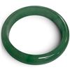 Image 1 : Translucent Jade Green Bangle Bracelet (22mm thick with 55mm interior diameter)