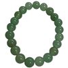 Image 2 : 2 New Jade Green Stone Bead Bracelets (10mm & 12mm beads)