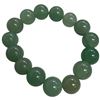 Image 3 : 2 New Jade Green Stone Bead Bracelets (10mm & 12mm beads)