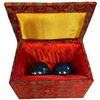Image 1 : Pair of Musical Dragon & Phoenix Massage Ball in Presentation Box (47mm diameter enameled balls)
