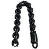 Image 4 : 2 Stainless Steel Bracelets * 9" with .5" diameter skulls & 8.5" Motorcycle Chain Bracelet -.5" wide