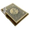 Image 3 : Vintage Brass & Faux MOP Cigarette Case & Colibri Slim Travel Alarm