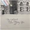 Image 4 : Jerry Rivard Pair of New Westminster Architectural Ink Drawings, Signed & Dated 1978 17"