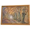 Image 1 : D. Serman Signed "Autumnal Tones" Framed Woodland Landscape Print (21 x 14 in.)