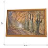 Image 2 : D. Serman Signed "Autumnal Tones" Framed Woodland Landscape Print (21 x 14 in.)