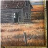Image 5 : Pair of Signed Prairie Farmstead Pastel Drawings in Matching Custom Frames 13.5x11.5" Each