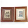 Image 1 : Pair of Framed Architectural Renderings, One Signed Martin Tang (11 x 13 & 10.5 x 12.5 in.)