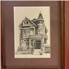 Image 3 : Pair of Framed Architectural Renderings, One Signed Martin Tang (11 x 13 & 10.5 x 12.5 in.)