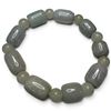 Image 2 : 2 Natural Onyx Stretch Bracelets * Black Onyx with 13mm Beads & Gey with 8mm & 11mm Beads