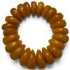 Image 2 : Butterscotch Bakelite-Style Stretch Bracelet with 10mm x 19mm Beads