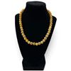 Image 1 : 18" Honey Jade Polished 8mm Beaded Necklace - Lobster Clasp