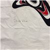 Image 3 : Bill Reid "Dogfish Woman" Design Haida Formline Printed Textile Banner