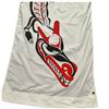 Image 3 : Bill Reid Wolf Silkscreen Street Banner Flag (32 x 79 in.)
