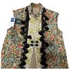 Image 2 : Barbara Shelly "The Royal Vest" Quilted Cotton & Sari Embroidery (16 in. Shoulders)
