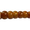 Image 3 : Large Butterscotch Bead Necklace with 22 19mm x 27mm Beads