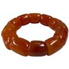 Image 2 : Chunky Honey Coloured Bakelite-Style Stretch Bracelet - 22mm x 19mm beads