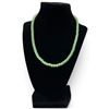Image 1 : 18" Aqua Green Jade Bead Necklace - 6mm beads and lobster clasp