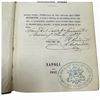 Image 4 : Alexandre Dumas, I Borboni di Napoli, Volume III, Naples 1862, Quarter-Leather Binding