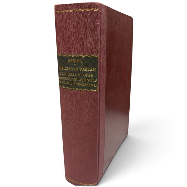 Edgar Rice Burroughs Four-Title Italian Tarzan Omnibus, Marzocco Burgundy Hardcover