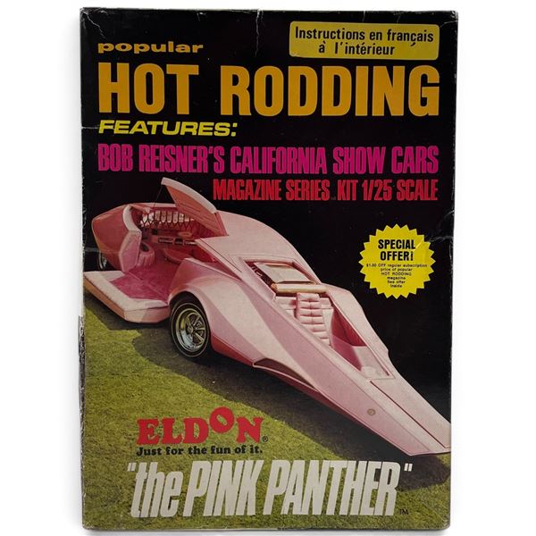1969 Eldon The Pink Panther Bob Reisner 1:25 Model Kit, Popular Hot Rodding Series