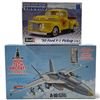 Image 1 : Revell 1:25 '50 Ford F-1 2 'n 1 & Monogram 1:48 A-18 High Tech Model Kits