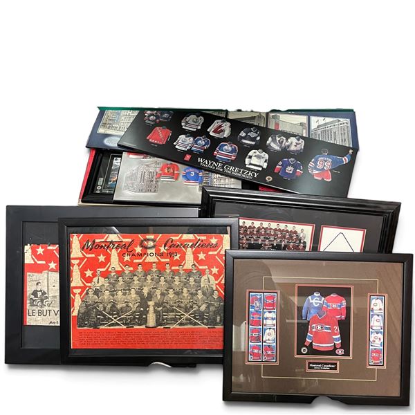 Montreal Canadiens, Original Six & Wayne Gretzky Hockey Memorabilia Group, 1953 Champions