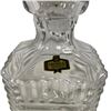 Image 2 : Zajecar Yugoslavian 24% Lead Crystal Square Decanter with Geometric Stopper