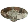 Image 2 : Faceted Glass Pedestal Centerpiece with Mixed Flatware, Servers & Utensils