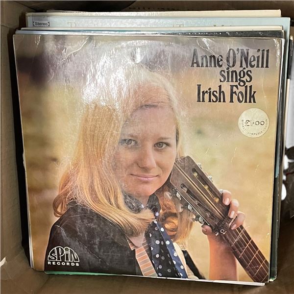 Irish Folk & Spoken-Word LP Group: Anne O'Neill & Frank O'Connor, circa 1950s-1970